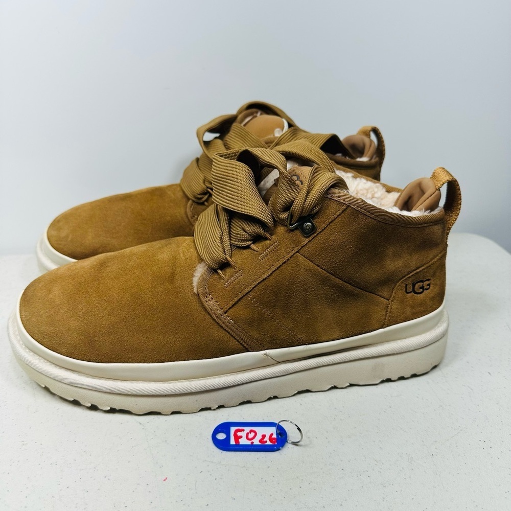 UGG NEUMEL FT CHESTNUT SUEDE FUR SUEDE CHUKKA ANKLE BOOTS SHOES SIZE 13 MEN